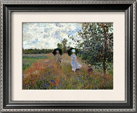 Promenade Near Argenteuil, 1873-Claude Monet Painting